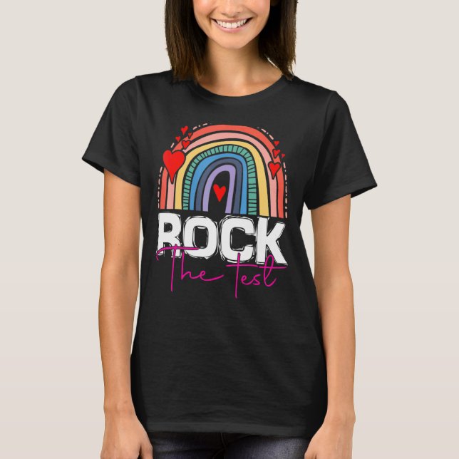 Rainbow-Leopard-Tes an den Testtagen T-Shirt (Vorderseite)