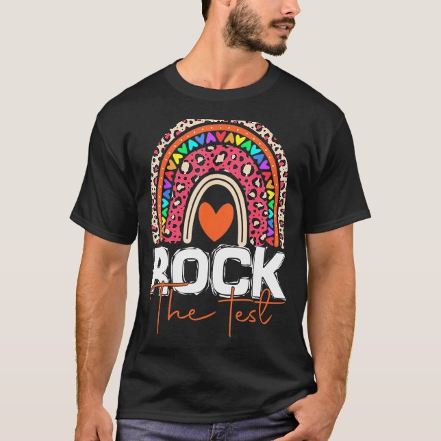 Rainbow-Leopard-Tes an den Testtagen T-Shirt (Vorderseite)