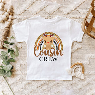 Rainbow Leopard Weihnachtsweihnachtsfest Cousin Ni Baby T-shirt