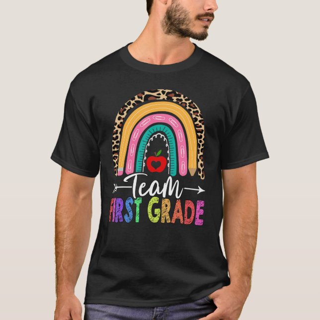 Rainbow Leopard zurück T-Shirt (Vorderseite)