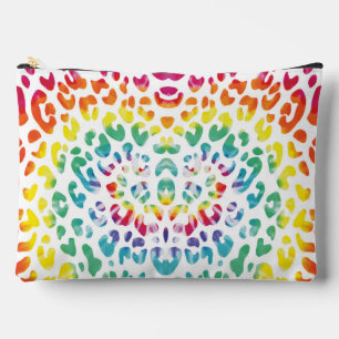 Rainbow-Leoparden Zubehörtasche