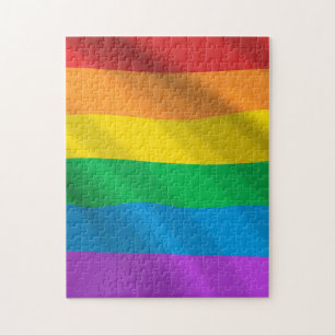 Rainbow LGBT Flag Jigsaw Puzzle - Pride Puzzle