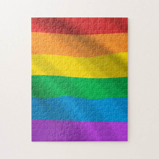 Rainbow LGBT Flag Jigsaw Puzzle - Pride Puzzle (Vertikal)
