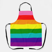 Rainbow LGBT Gay Flag All-Over Print Schürze