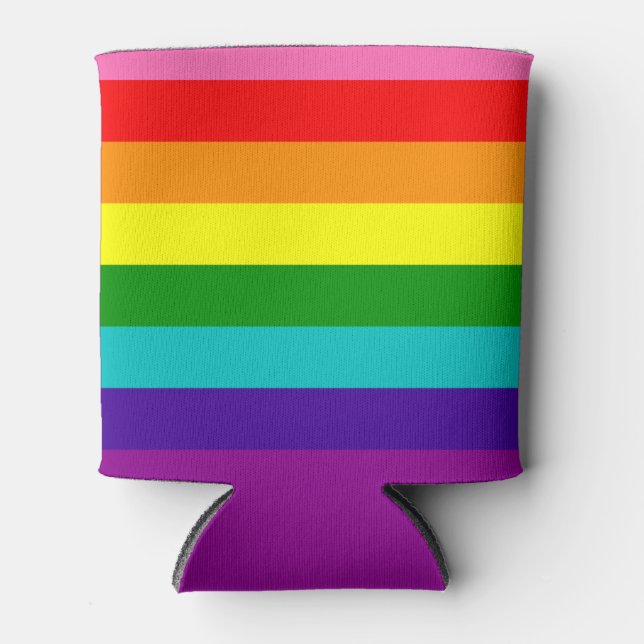 Rainbow LGBT Gay Flag Dosenkühler (Vorderseite)