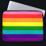 Rainbow LGBT Gay Flag Electronics Bag Laptopschutzhülle<br><div class="desc">Rainbow LGBT Gay Flag Electronics Bag</div>