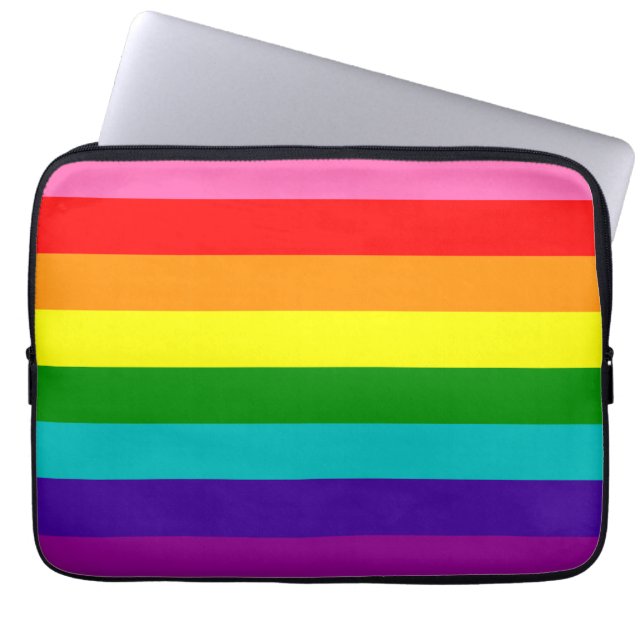 Rainbow LGBT Gay Flag Electronics Bag Laptopschutzhülle (Vorderseite)