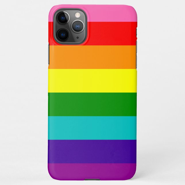 Rainbow LGBT Gay Flag Phone Case iPhone Hülle (Rückseite)