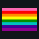 Rainbow LGBT Gay Flag Poster<br><div class="desc">Rainbow LGBT Gay Flag Poster</div>