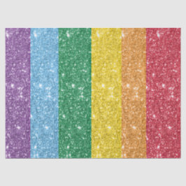 Rainbow LGBT Glitzer Decoute Seidenpapier