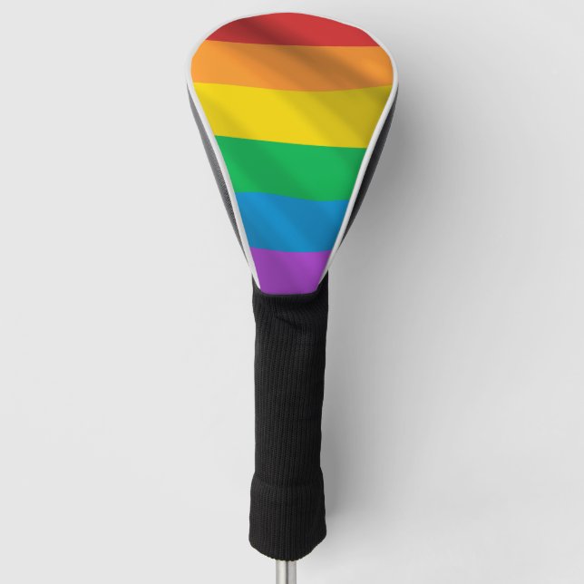 Rainbow LGBT Golf Headcover (Vorderseite)