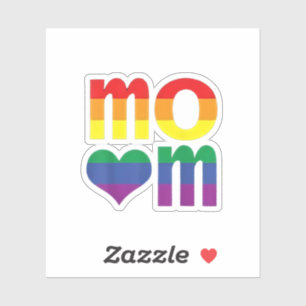 Rainbow LGBT Pride Monat Muttertag LGBT Aufkleber