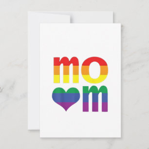 Rainbow LGBT Pride Monat Muttertag LGBT Einladung