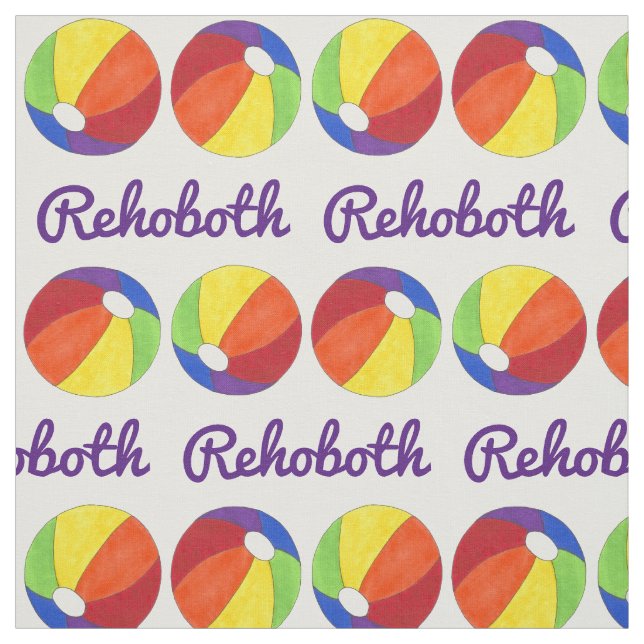 Rainbow LGBT Pride RehoBeide Beach DE Beach Ball Stoff (Muster)