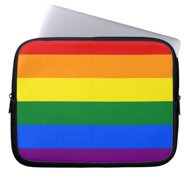 Rainbow LGBT Prix Flag Laptop Sleeve (Vorderseite)