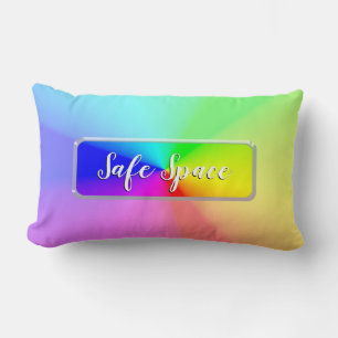 Rainbow LGBT Safe Space Lendenkissen