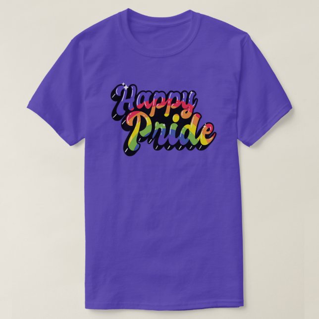 Rainbow LGBTQ Gay Pride Monat TSjirts T-Shirt (Design vorne)