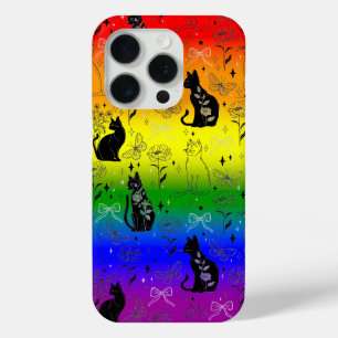 Rainbow LGBTQ Pride Black Cat - Mystische Hexe Case-Mate iPhone Hülle