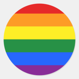 Rainbow LGBTQ+ Prix Circle Sticker