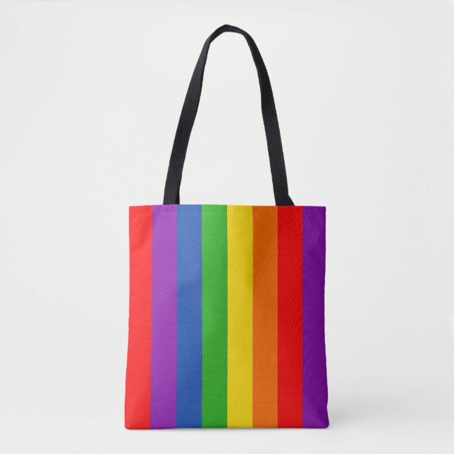Rainbow LGBTQ+ Prix Flag, Gay Pride Colors (Vorderseite)