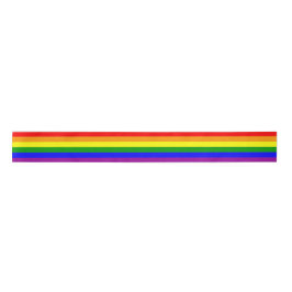 Rainbow LGBTQIA+ Flag Satinband