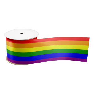 Rainbow LGBTQIA+ Flag Satinband
