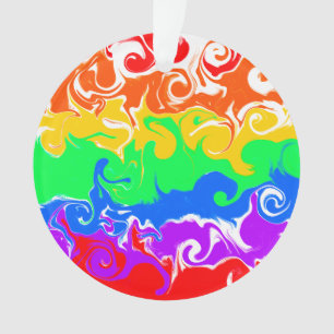 Rainbow LGBTQIA+ Weihnachten Ornament