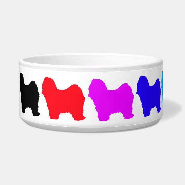 Rainbow Lhasa Apso Pet Bowl Napf (Links)