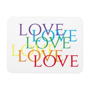 RAINBOW LIEBE 3x4 Flexible Magnet