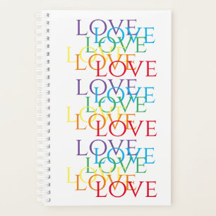 RAINBOW-LIEBE 5.5x8.5-Planerkalender Planer