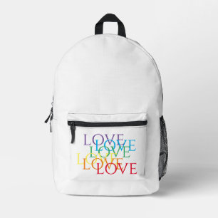 RAINBOW LIEBE Backpack Bedruckter Rucksack