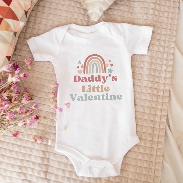 Rainbow-Liebe: Daddys Kleines Valentin Niedlich Baby Strampler (Von Creator hochgeladen)