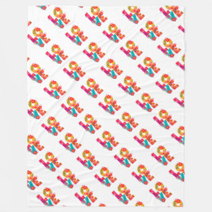 Rainbow-Liebe Fleecedecke