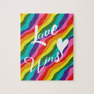 Rainbow Liebe gewinnt Puzzle