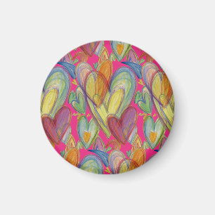 Rainbow-Liebe Herz des Inspiration-Kühlschrankmagn Magnet