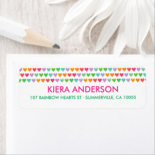 Rainbow Liebe Herzklopfen Farbenfrohe Fun Muster C