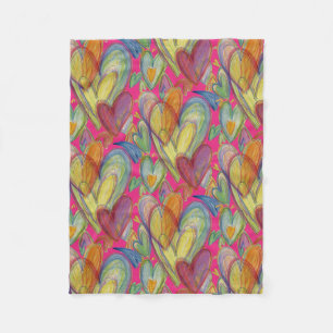 Rainbow Liebe Hört Gemütliches Fleece Keule