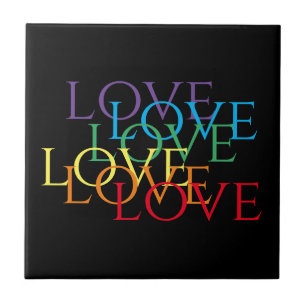 RAINBOW LIEBE II 4.25" Square Keramik Tile Fliese