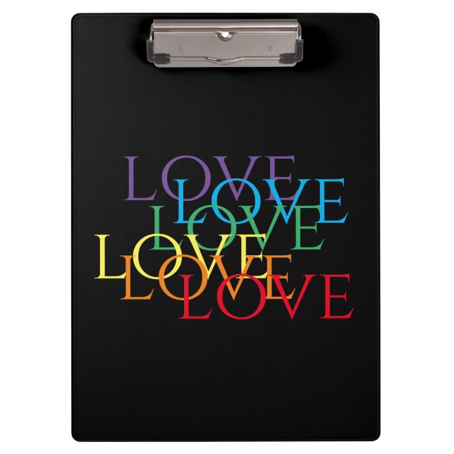 RAINBOW-LIEBE II-Zwischenablage Klemmbrett (Vorderseite)