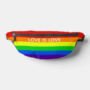 Rainbow Liebe ist Liebe Gay Pride Bauchtasche