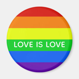 Rainbow Liebe ist Liebe Gay Pride LGBTQ Beautiful Magnet
