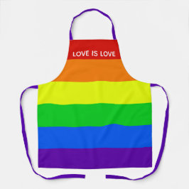 Rainbow Liebe ist Liebe Gay Pride LGBTQ Beautiful Schürze