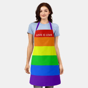 Rainbow Liebe ist Liebe Gay Pride LGBTQ Beautiful Schürze