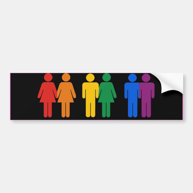 RAINBOW LIEBE IST LIEBE -.pnng Autoaufkleber (Vorne)