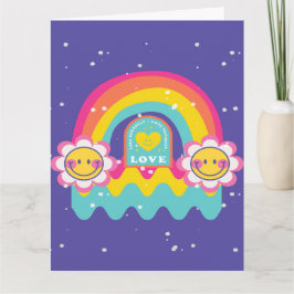 Rainbow-Liebe Karte