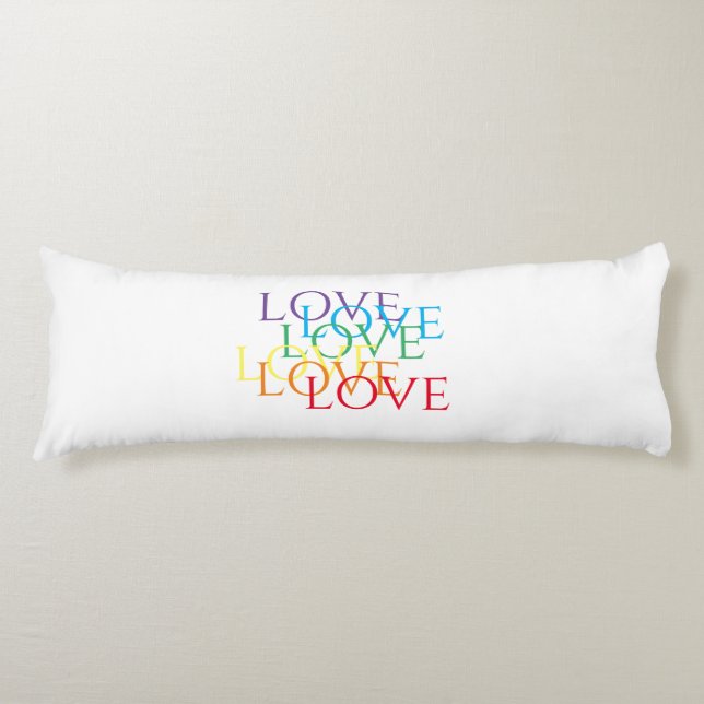 RAINBOW LIEBE Kissen (Vorderseite)