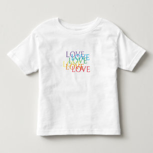 RAINBOW LIEBE Kleinkind T - Shirt
