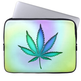 Rainbow Liebe Leaf Laptopschutzhülle