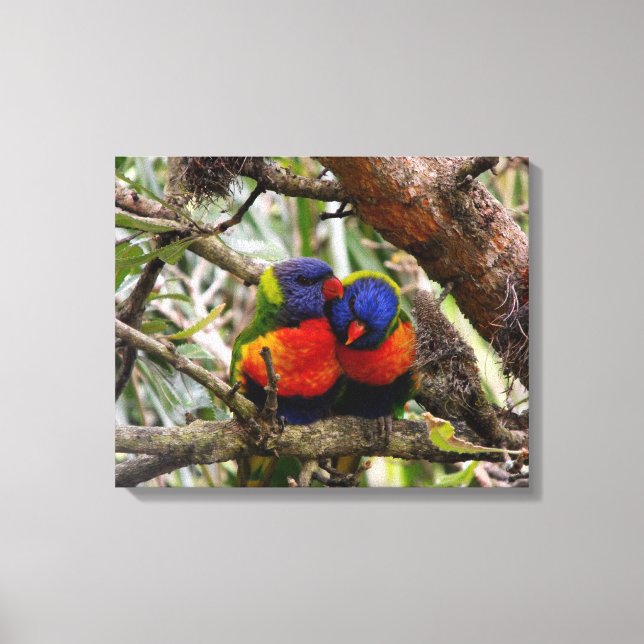 Rainbow-Liebe Leinwanddruck (Vorderseite)