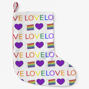 Rainbow Liebe LGBT Pride Wedding Cake LGBTQ Kleiner Weihnachtsstrumpf
